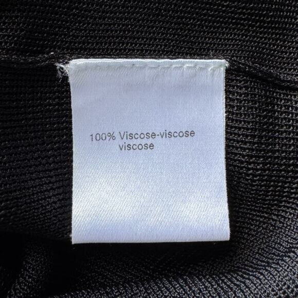 AKRIS for Bergdorf Goodman Sleeveless Modern Black Fringe Knit Top - Picture 7 of 7